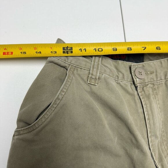 Vintage JNCO Commando Cargo Pants Size 14 (26x25) Tan Skate Y2K Grunge - Picture 13 of 16